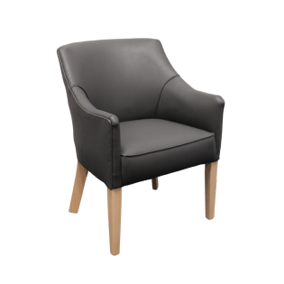 Kenwood Tub Chair In Lunar Scorpio Dark Grey - Express