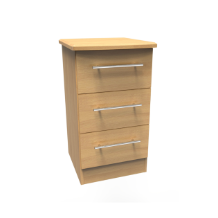 Urban 3 Drawer Bedside In Modern Oak - Express