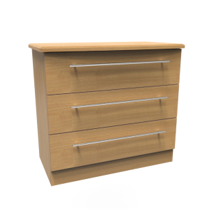 Urban 3 Drawer Wide Chest In Modern Oak - Express