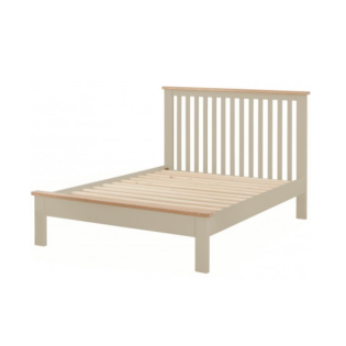 Stone Portland Wooden Bed - 3ft/4'6"