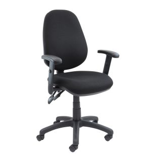 2 Lever Office Chair With Adjustable Arms