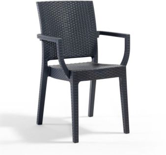 San Francisco Armchair in Anthracite