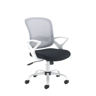 Mesh Back Office Chair With White Frame