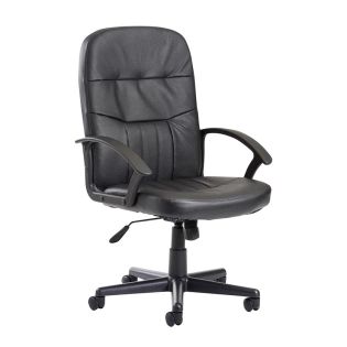 Black Leather Managers Chair
