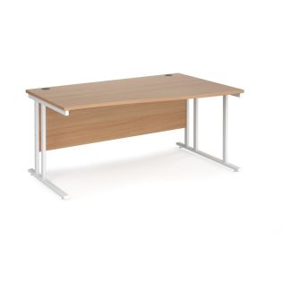 Right Hand Wave Desk 1600mm Wide