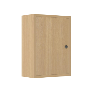 Small Medical Locker in Walnut