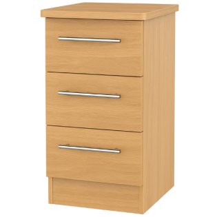 Urban 3 Drawer Bedside in Modern Oak