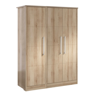 Voyage Triple Wardrobe in Sandbeech