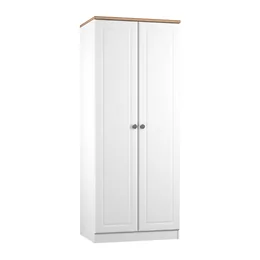 Cedar Wardrobe in White Ash and Bardolino Oak