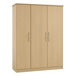 Banbury Triple Wardrobe in Lissa Oak