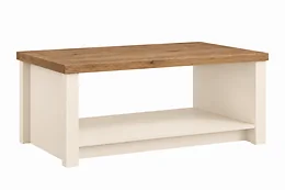 Darton Rectangular Coffee Table in Mountain Oak and Mussel