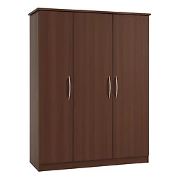 Banbury Triple Wardrobe in Opera Walnut
