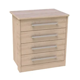 Voyage 4 Drawer Wide Chest in Sandbeech